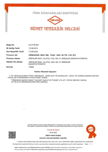 Ürmaksan belgeleri — 24